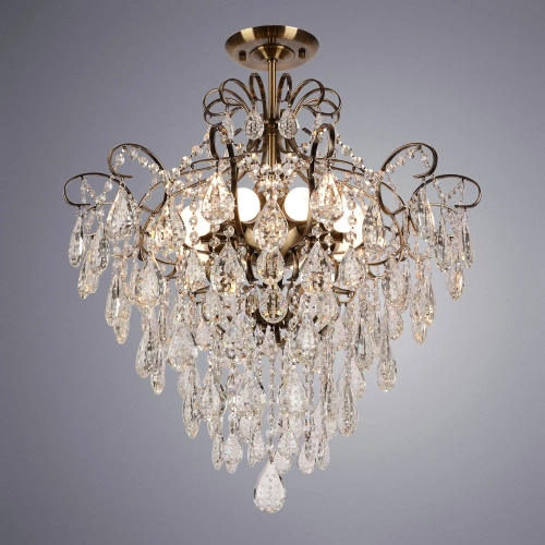 Потолочная люстра Arte Lamp VITORIA A3306PL-10AB фото 2 Потолочная люстра Arte Lamp VITORIA A3306PL-10AB фото 2