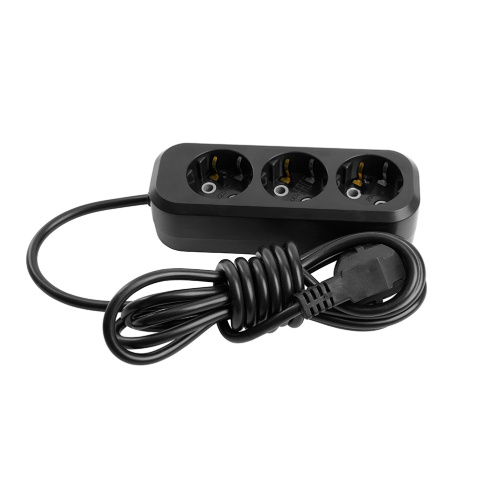 Удлинитель 3-местный с/з Stekker, HM01-30-05, 5м, 3x0,75, серия Home (У10-002), черный фото 2