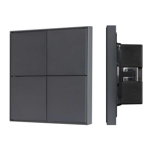 Панель управления Arlight KNX-304-23-IN Black 039667 Панель управления Arlight KNX-304-23-IN Black 039667