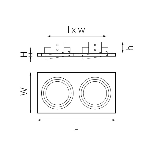 i8260607 Светильник INTERO 111 Double QUADRO (217826+217906+217907) фото 2 i8260607 Светильник INTERO 111 Double QUADRO (217826+217906+217907) фото 2