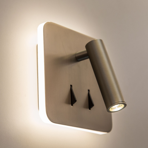 Citilux Декарт CL704422 LED Бра с выключателем Матовый Хром фото 4 Citilux Декарт CL704422 LED Бра с выключателем Матовый Хром фото 4