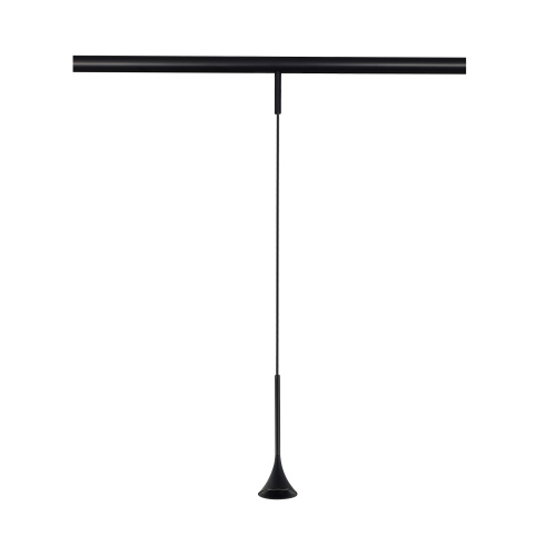 ST688.436.05 Магнитный трековый светильник Черный LED 1*5W 3000K Lm Ra>90  IP20 D70xH225 24V SUPER5 фото 4