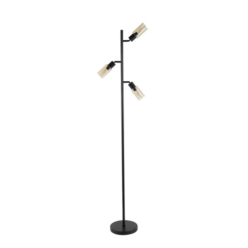 Напольный светильник Escada 10172/T E14*40W Black/Amber фото 2 Напольный светильник Escada 10172/T E14*40W Black/Amber фото 2