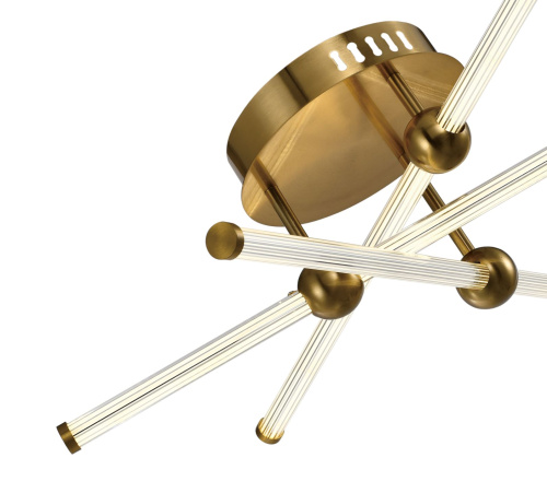 Люстра потолочная латунь LED 57Вт D63см Zortes ASTRA ZRS.57783.06 фото 7 Люстра потолочная латунь LED 57Вт D63см Zortes ASTRA ZRS.57783.06 фото 7
