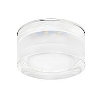 070232 Светильник ARTICO CYL LED 5W 400LM ХРОМ/ПРОЗРАЧНЫЙ/МАТОВЫЙ 3000K