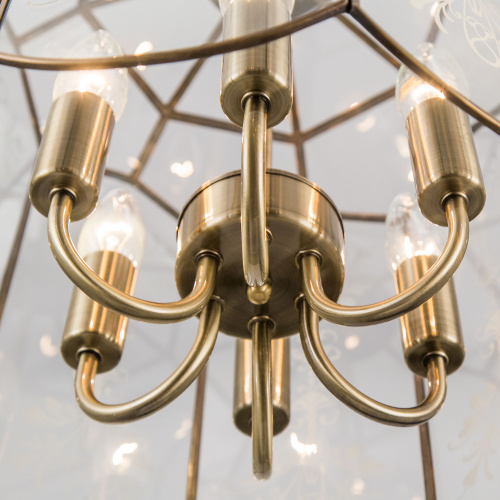 Citilux Витра-2 CL442260 Люстра подвесная витражная Бронза фото 23 Citilux Витра-2 CL442260 Люстра подвесная витражная Бронза фото 23