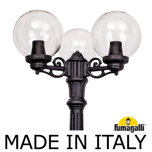 Fumagalli Садово-парковый фонарь FUMAGALLI GIGI BISSO/G250 3L G25.156.S30.AXE27 фото 2 Fumagalli Садово-парковый фонарь FUMAGALLI GIGI BISSO/G250 3L G25.156.S30.AXE27 фото 2
