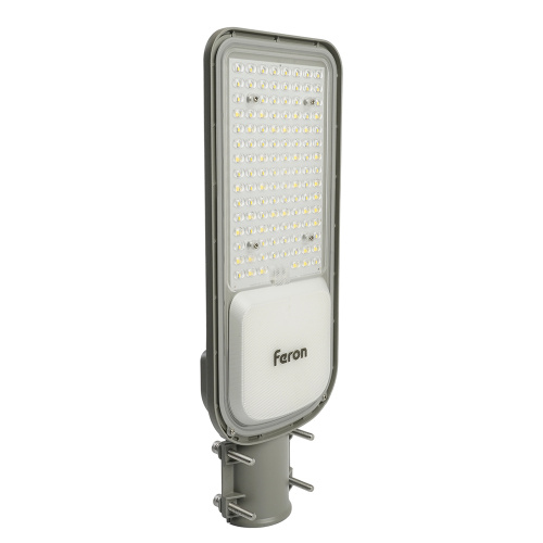 Светодиодный уличный консольный светильник Feron SP3040 100W 5000K 230V, серый фото 3