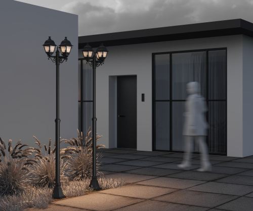 Садово-парковый светильник Outdoor O003FL-03B фото 5