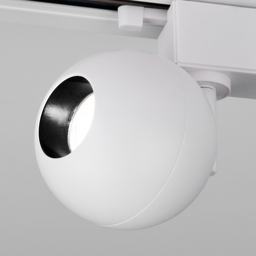 Трековый светодиодный светильник для однофазного шинопровода Ball Белый 8W 4200K LTB76 фото 4 Трековый светодиодный светильник для однофазного шинопровода Ball Белый 8W 4200K LTB76 фото 4