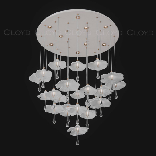 Люстра Cloyd SHANGRILA C33 / выс. 120 см - керамика - белый (арт.11491) фото 3 Люстра Cloyd SHANGRILA C33 / выс. 120 см - керамика - белый (арт.11491) фото 3