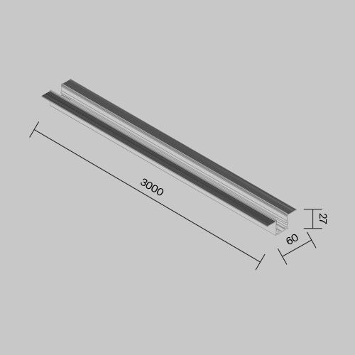 Профиль Outdoor O-TR002BF-P-B3M фото 2 Профиль Outdoor O-TR002BF-P-B3M фото 2