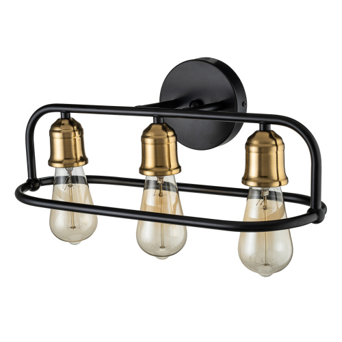 Настенный светильник Escada 659/3P E27*40W Black/Brass фото 5 Настенный светильник Escada 659/3P E27*40W Black/Brass фото 5