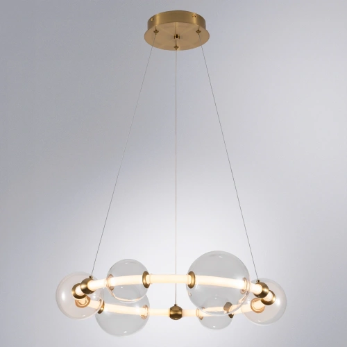 Подвесная люстра Arte Lamp Crocus A2780LM-30PB фото 2 Подвесная люстра Arte Lamp Crocus A2780LM-30PB фото 2