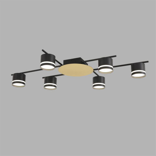 8304/6C COMFI LN26 238 золотой/черный, металл/акрил Светильник потолочный GX53 LED 6*7W 220V BENUA фото 3 8304/6C COMFI LN26 238 золотой/черный, металл/акрил Светильник потолочный GX53 LED 6*7W 220V BENUA фото 3