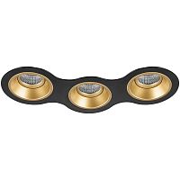 Комплект из светильников и рамки Lightstar Domino Round (214697+214603+214603+214603) D697030303