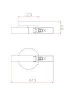 Настенный светильник (бра) Freya FR6109WL-01CH