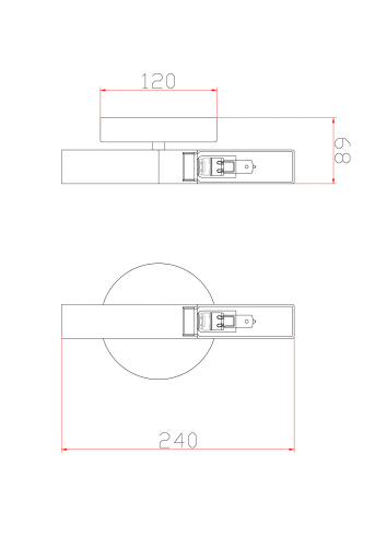 Настенный светильник (бра) Freya FR6109WL-01CH Настенный светильник (бра) Freya FR6109WL-01CH