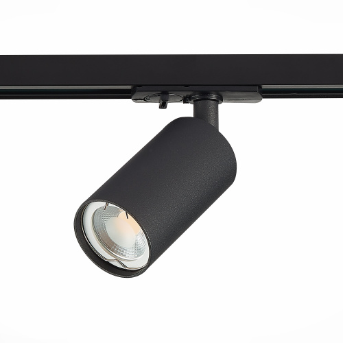 ST300.406.01 Св-к трек. Черный GU10 1*50W  IP20 L100xW54xH142 220V Без ламп BASE фото 5