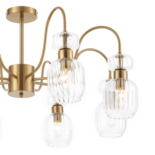 Светильник на штанге Escada 1141/8PL E14*60W Antigue copper/Clear фото 4