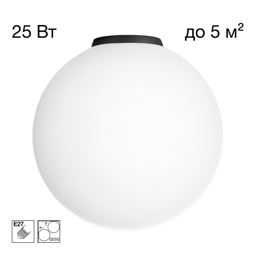 Citilux RON CL941D25B5 Потолочный светильник Чёрный Citilux RON CL941D25B5 Потолочный светильник Чёрный