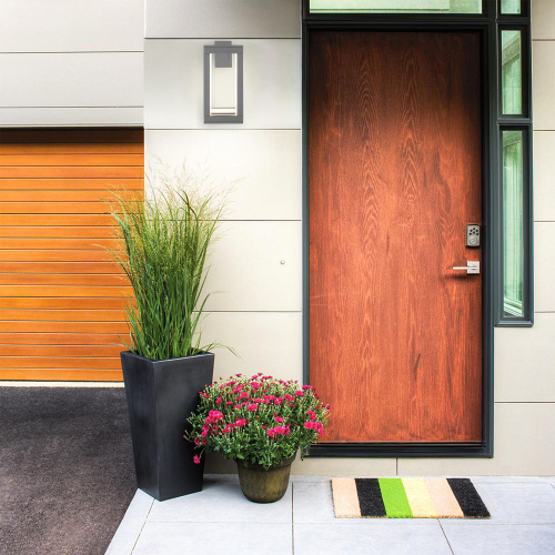 Уличный настенный светодиодный светильник Frame LED IP54 1527 TECHNO LED серый фото 3