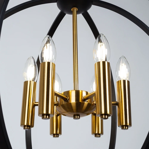 Подвесная люстра Arte Lamp CASTULA A7013SP-6BK фото 3 Подвесная люстра Arte Lamp CASTULA A7013SP-6BK фото 3
