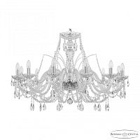 Люстра хрустальная 105/12/360 Ni Bohemia Ivele Crystal (Богемия Ивеле Кристалл)