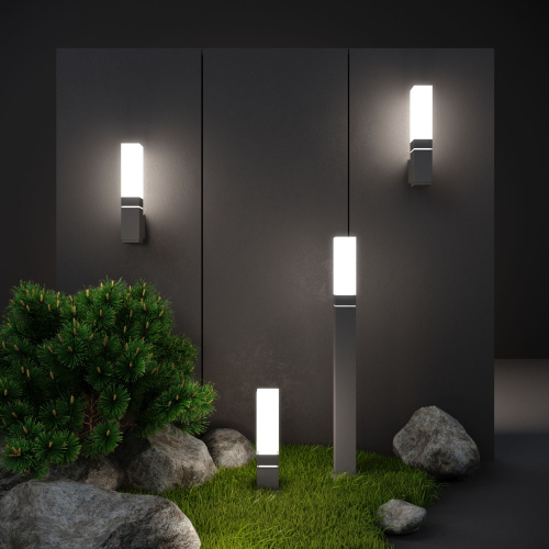 Настенный светодиодный светильник cерый IP54 1534 TECHNO LED фото 2 Настенный светодиодный светильник cерый IP54 1534 TECHNO LED фото 2