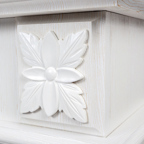 Каминокомплект PHILADELPHIA/ВЕРОНА Белое золото с очагом Электроочаг EVRIKA 25.5 фото 4