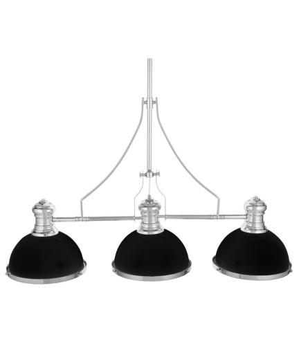 Подвесной светильник Lumina Deco Ettore LDP 710-3 BK+CHR фото 2