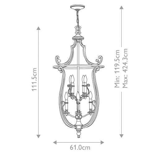 Люстра Hinkley Lighting, Арт. HK-PLYMOUTH8-P фото 4