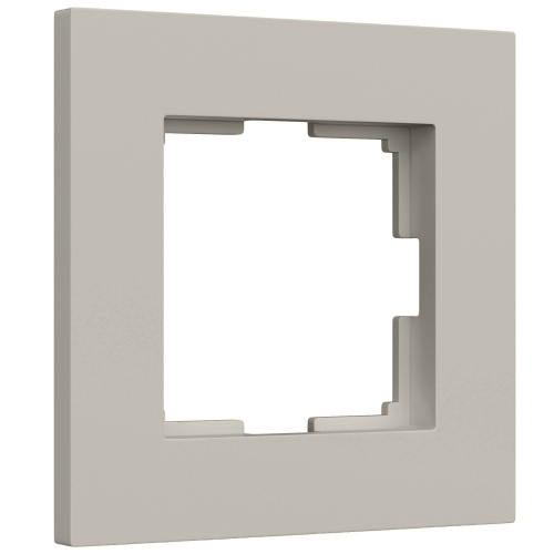 W0012917/ Рамка на 1 пост Slab (дымчатый софт) W0012917