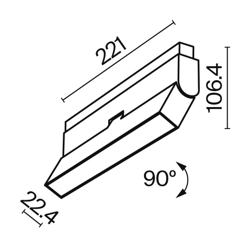 Трековый светильник Technical TR036-4-12WTW-DD-W фото 4