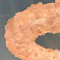 Люстра Cloyd EDEL-E C1 / Ø60 см - кварц - хром (арт.12549)