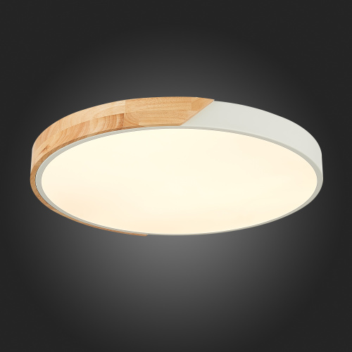 SLE200952-01 Светильник потолочный Белый, Светлое дерево/Белый LED 1*45W 3000K/4000K/6000K FESTA фото 6