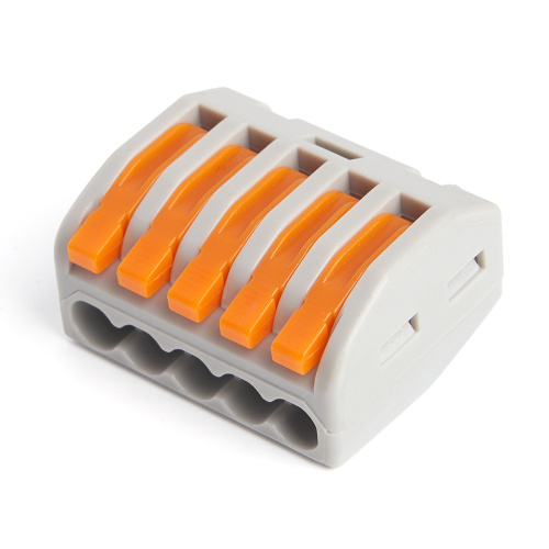 Клемма строительно-монтажная 5-проводная STEKKER, LD222-615 фото 3