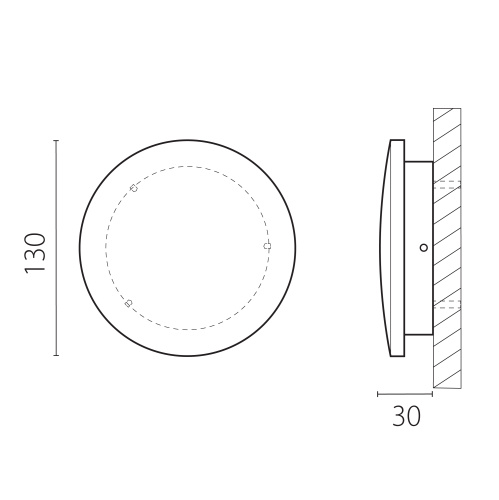 379147 Светильник PIATTO 1x6W LED 600LM G ЧЕРНЫЙ 4000K IP65 фото 9 379147 Светильник PIATTO 1x6W LED 600LM G ЧЕРНЫЙ 4000K IP65 фото 9