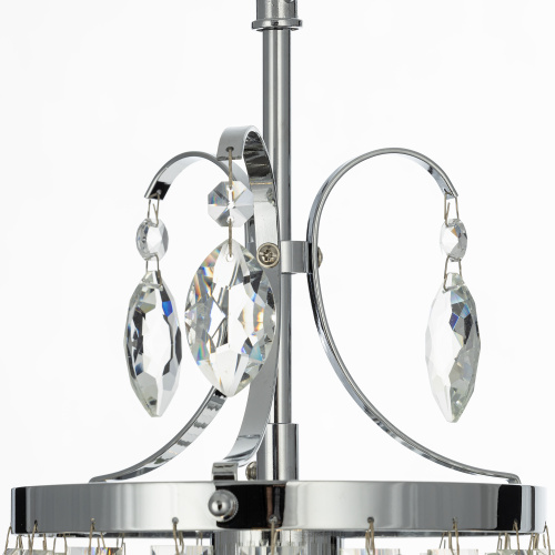 Citilux Инга CL335111 Подвесной хрустальный светильник Хром фото 5 Citilux Инга CL335111 Подвесной хрустальный светильник Хром фото 5