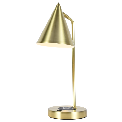 Настольная лампа латунь E14 беспроводная зарядка 45см Zortes DESKLIGHT ZRS.1066.06 фото 13 Настольная лампа латунь E14 беспроводная зарядка 45см Zortes DESKLIGHT ZRS.1066.06 фото 13
