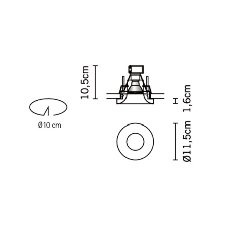 Встраиваемый светильник D27F0601 фото 3 Встраиваемый светильник D27F0601 фото 3