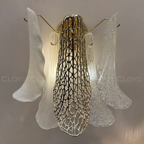 Бра Cloyd WASABI W2 / выс. 33 см - керамика - золото (арт.20406) фото 3