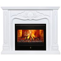 Электрокамин RealFlame Victoria 26 WT белый с очагом 3D Novara