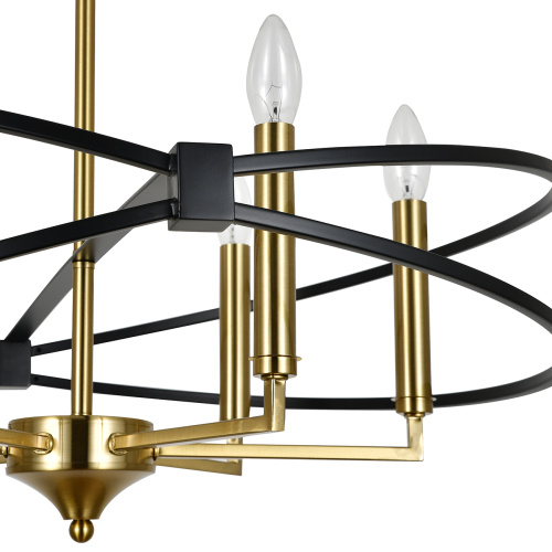 Светильник на штанге 10020/6R Black фото 2