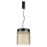 5047/20L L-VISION ODL24 000 черный/светл.янтарный/металл/стекло Подвес LED 20W 4000К 2238Лм PILLARI