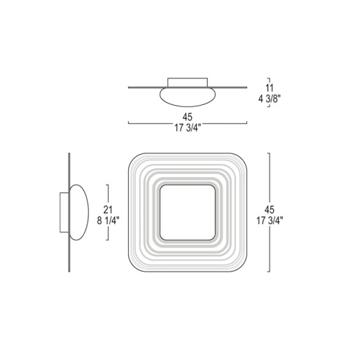 Настенный/Потолочный светильник CORA 65 P-PL Arancio фото 2 Настенный/Потолочный светильник CORA 65 P-PL Arancio фото 2