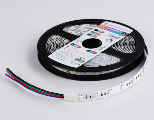 Светодиодная лента 24В 5050 60Led 10Вт/м Цветная RGB+W 3000K IP20 5м фото 11