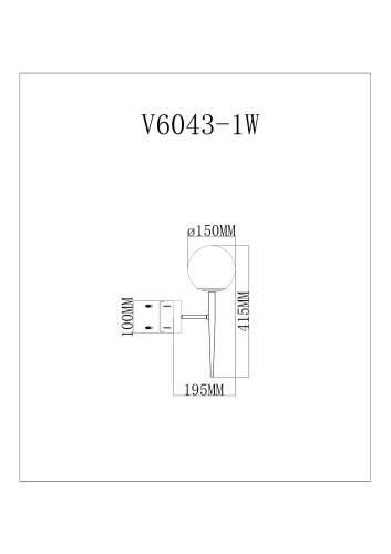 Светильник настенный Moderli V11562-1W Scrumbel фото 4