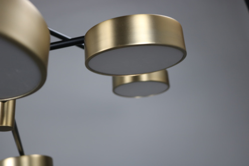 Люстра на штанге черная LED 80Вт 85см Zortes LUNAR ZRS.01243.08 фото 11