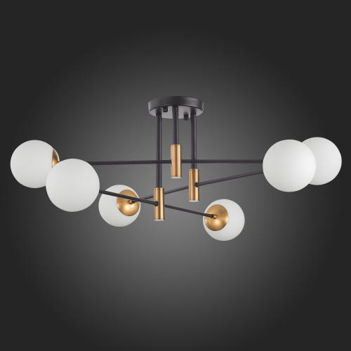 SL1203.402.06 Люстра потолочная ST-Luce Бронза,Черный/Белый E27 6*40W LIMANO фото 6